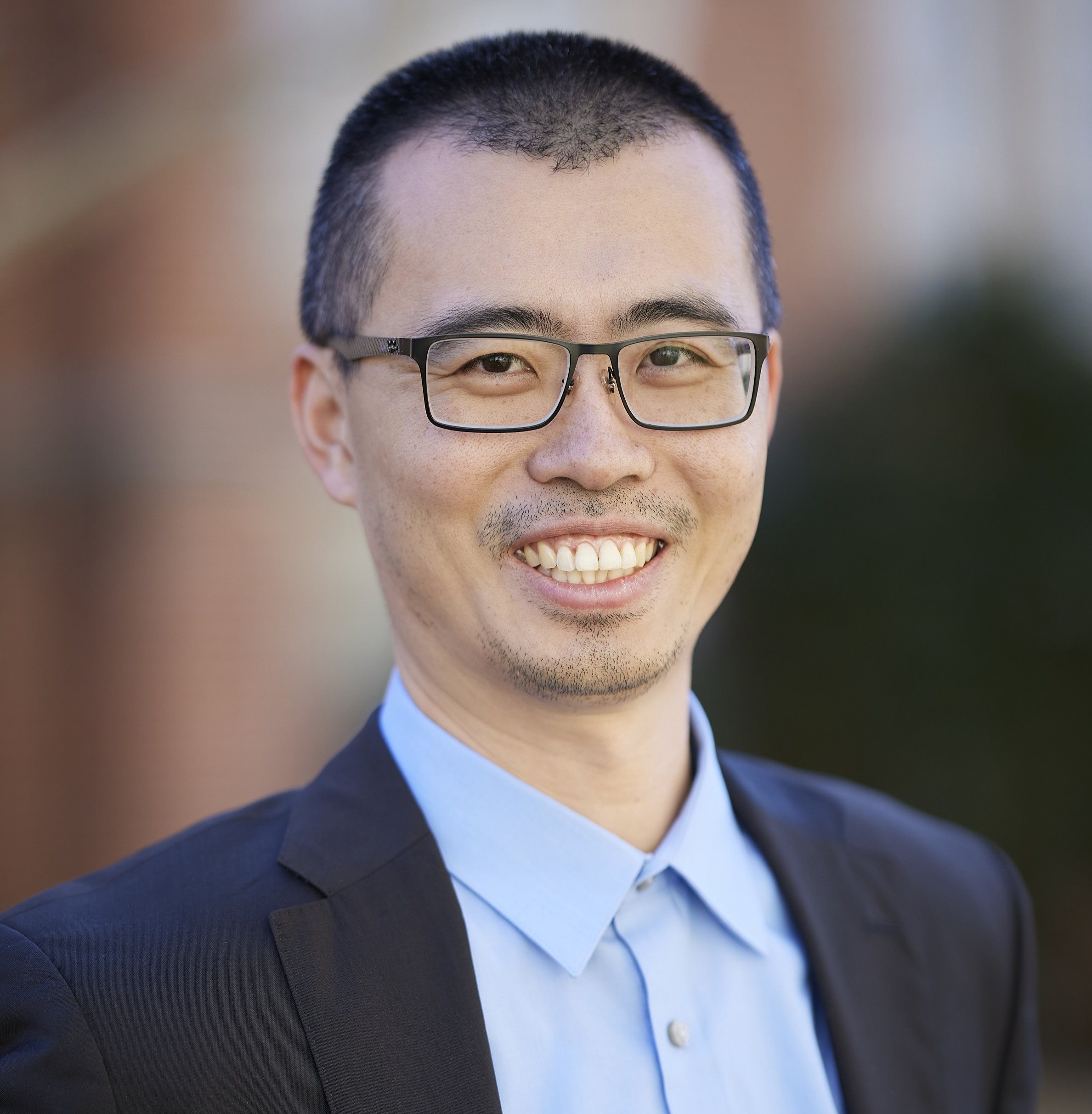 Yuan Yang smiles at the camera
