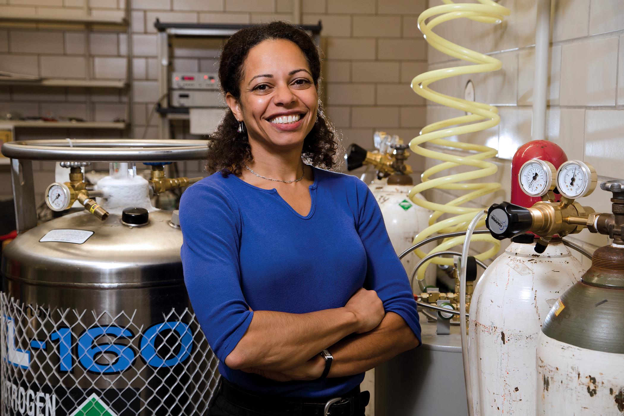 Nadya Mason, professor of physics, is the Director of the $15.6 million Illinois Materials Research Center.