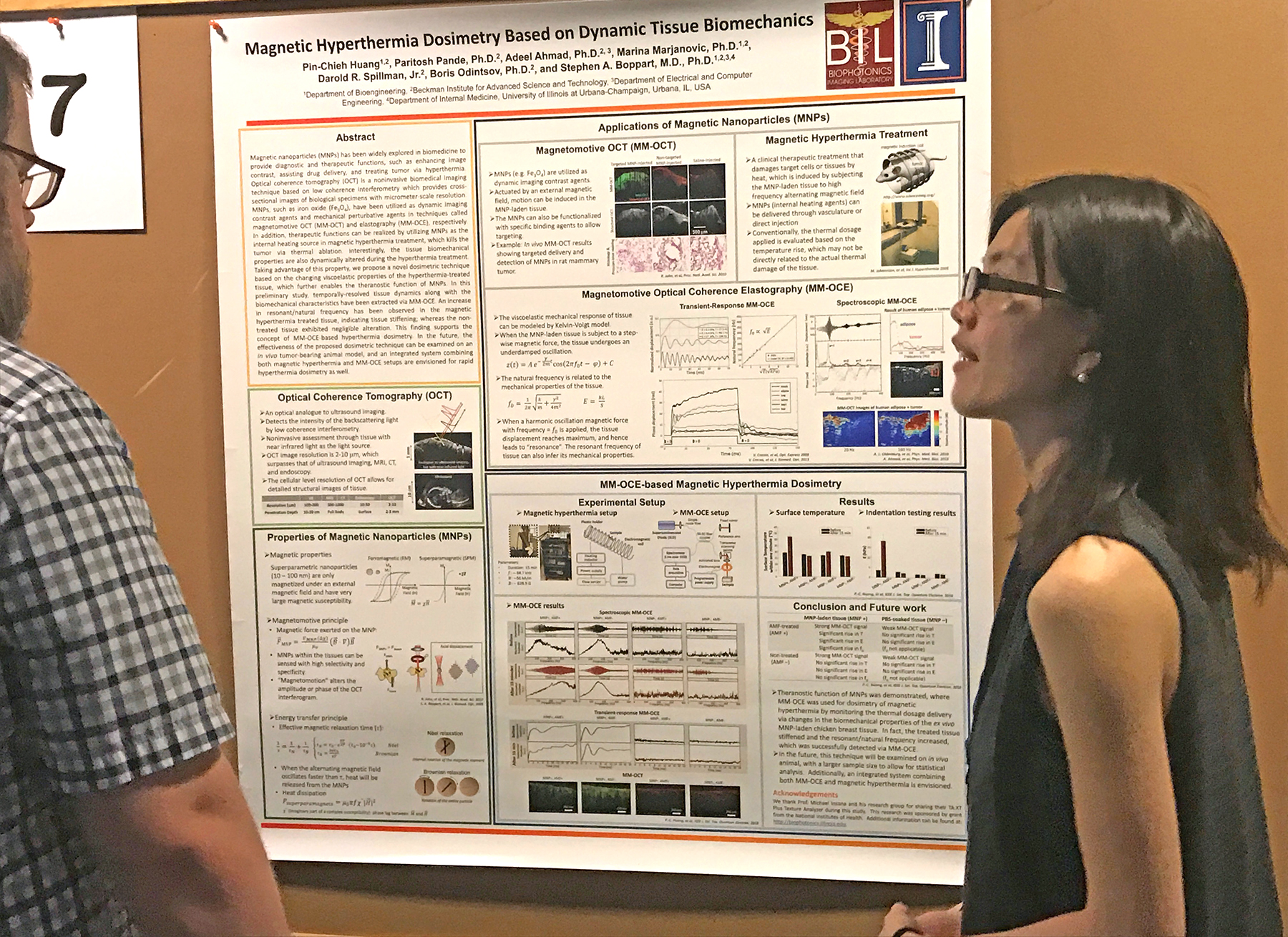 Pin-Chieh 'Jenny' Huang received the Best Poster award. 