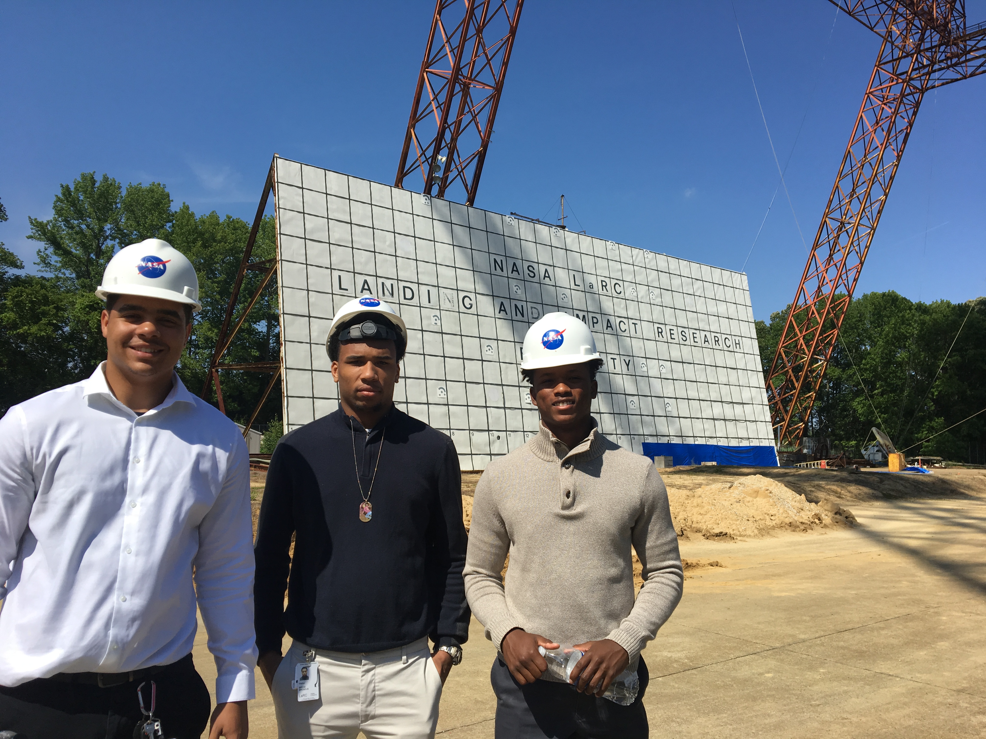 Students visiting NASA Langley