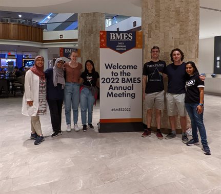 BMES student leadership at the 2022 BMES Annual Meeting