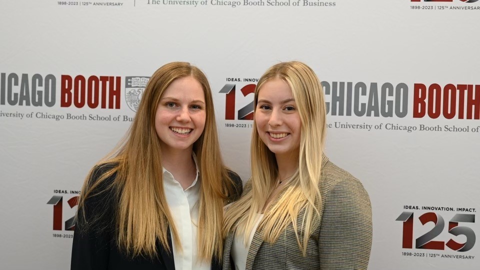 Top Tier Lessons team members Cara Bognar (left) and Allison Landis.