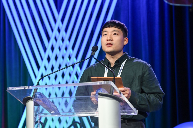 Lim during his presentation