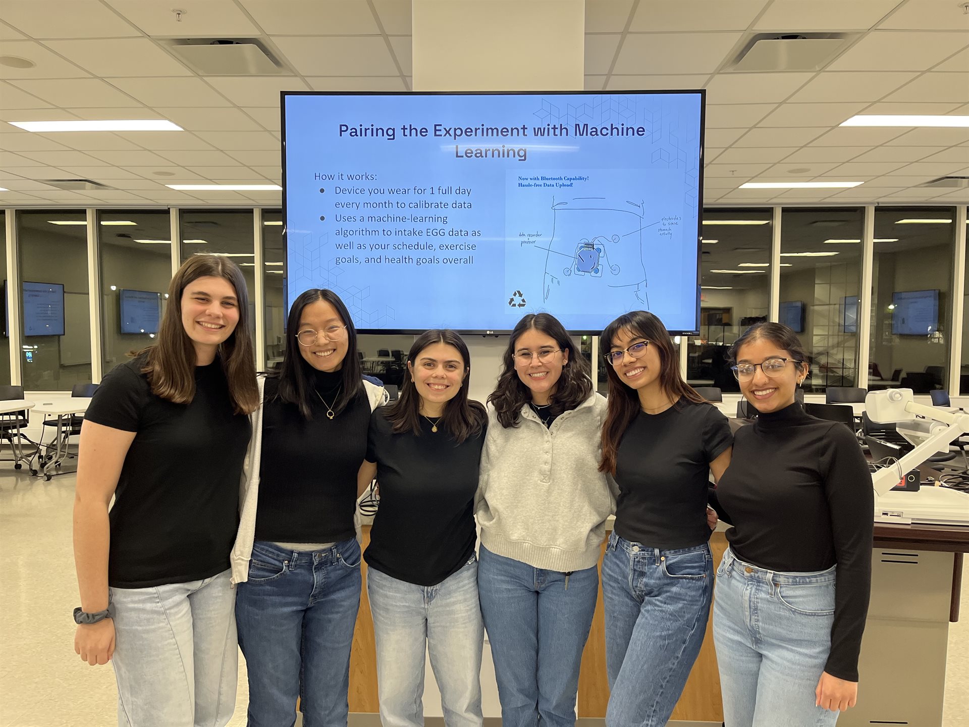 &amp;amp;amp;amp;nbsp;ElectroByte team: (left to right) Katerina Baxter, Jane Wang, Jennifer Martinez, Annika Carrillo, Erien Lucero, Anushka Agashe